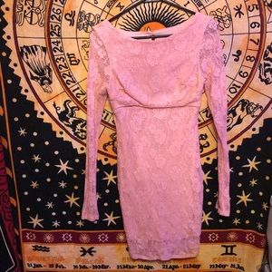 Cute body con style pink and sparkly dress